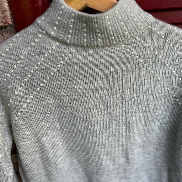 Juicy Couture grey small studded long sleeve sweater - Picture 10 of 10